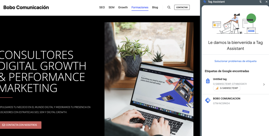 etiqueta ga4 y google tag manager