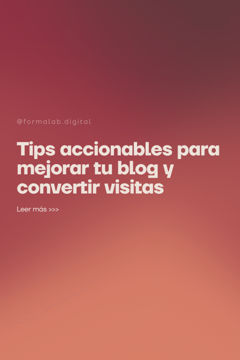 tips accionables para tu blog