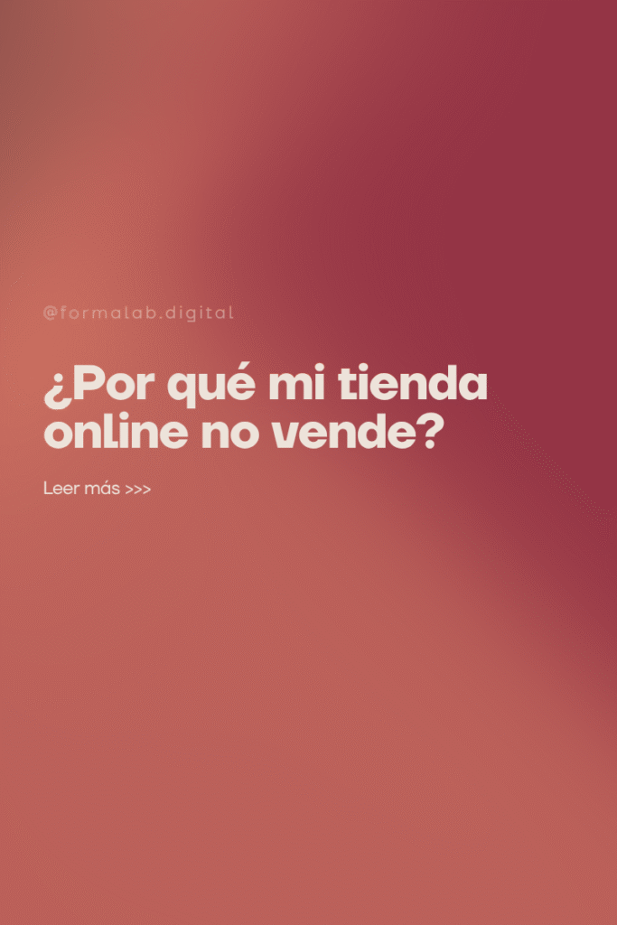 ¿Por qué mi tienda online no vende?
